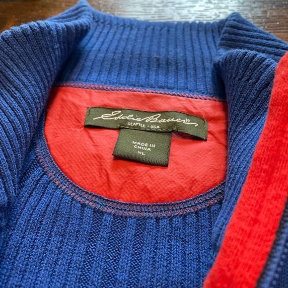 Vintage | Eddie Bauer Knit Track Jacket - Picture 12 of 13